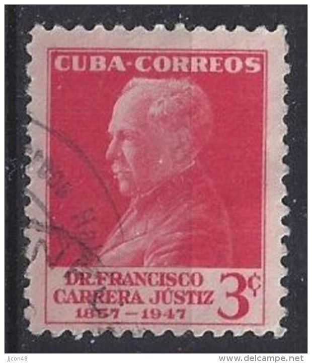 Cuba  1953  Dr. F. Carrera Justiz  (o) 3c - Gebraucht