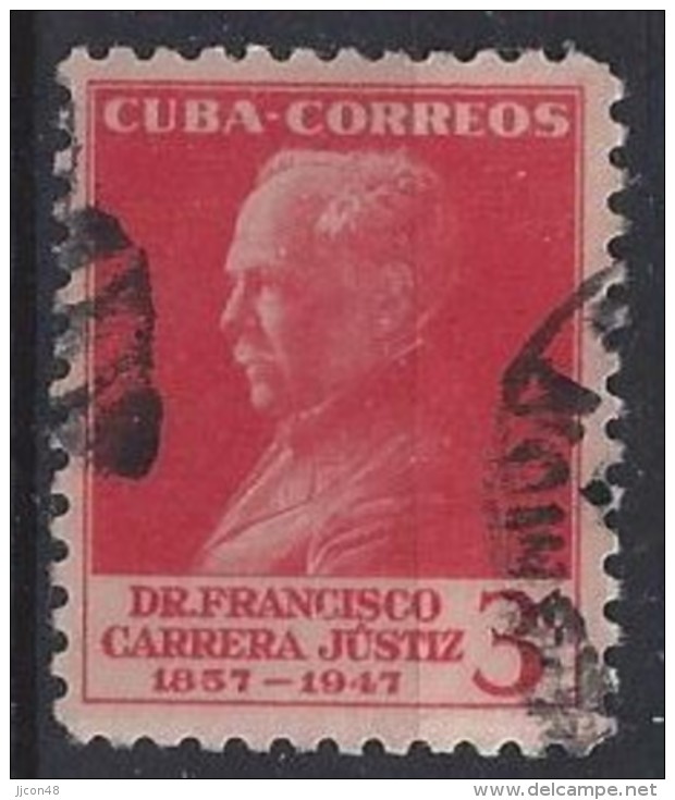 Cuba  1953  Dr. F. Carrera Justiz  (o) 3c - Gebraucht