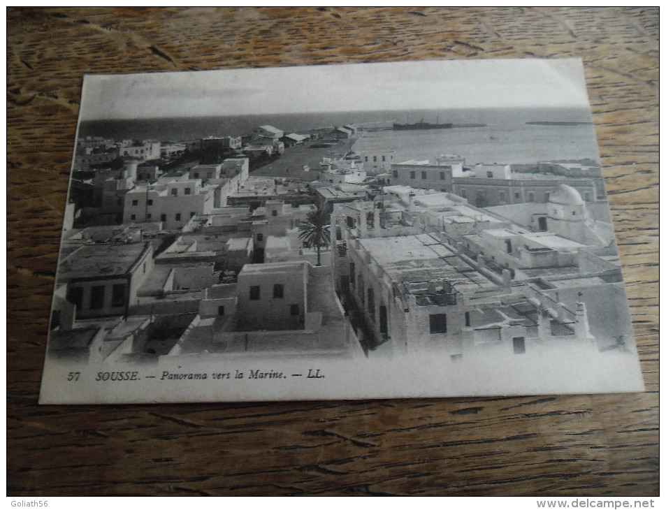 CPA De Sousse - N°57 - Panorama Vers La Marine - Daté 1915 - Tunesië