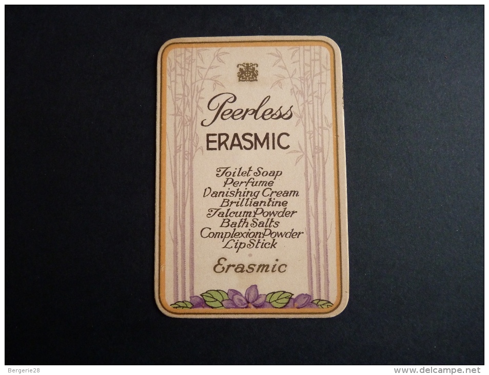 CARTE PARFUMÉE - ERASMIC - PEERLESS - - Vintage (until 1960)