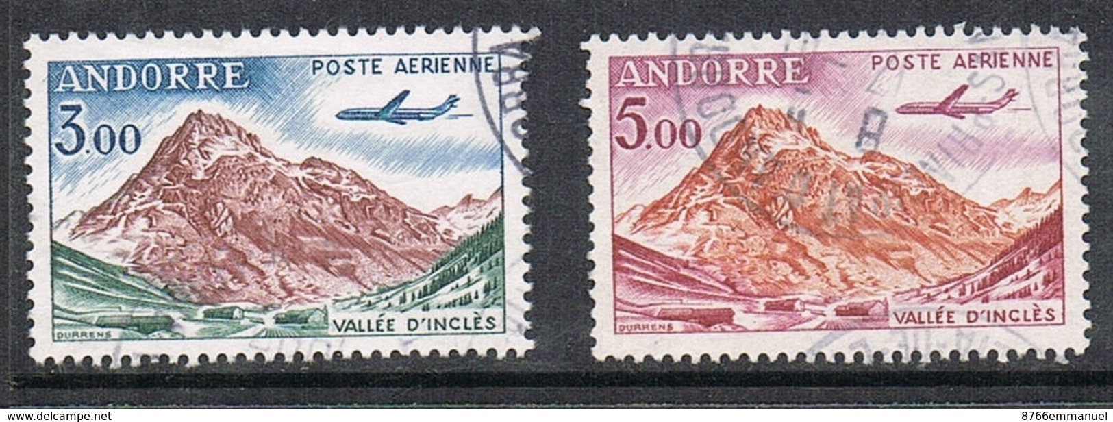 ANDORRE AERIEN N°6 ET 7 - Luftpost