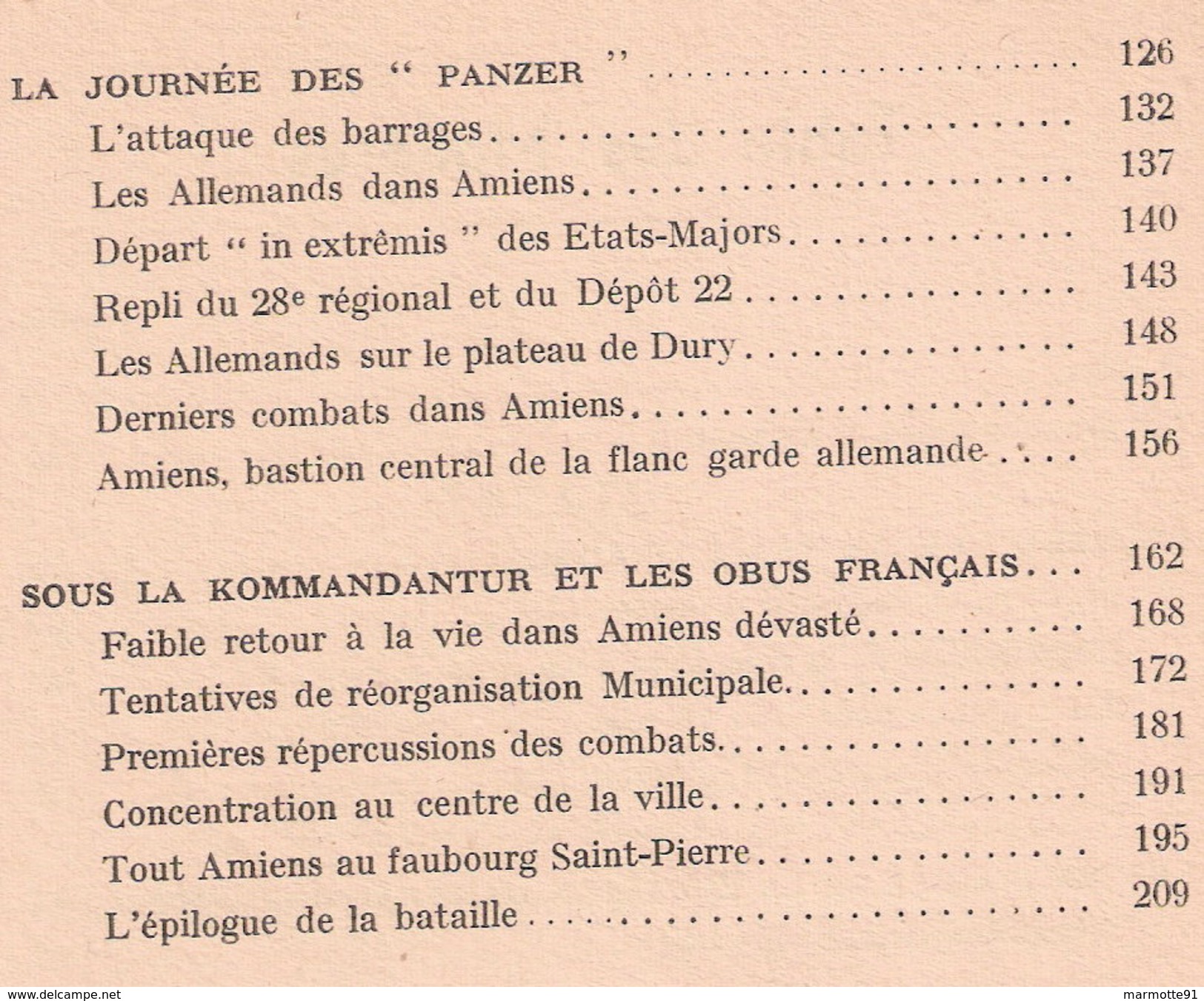 LA TRAGEDIE D AMIENS GUERRE BLITZKRIEG MAI JUIN 1940 SOMME - Français
