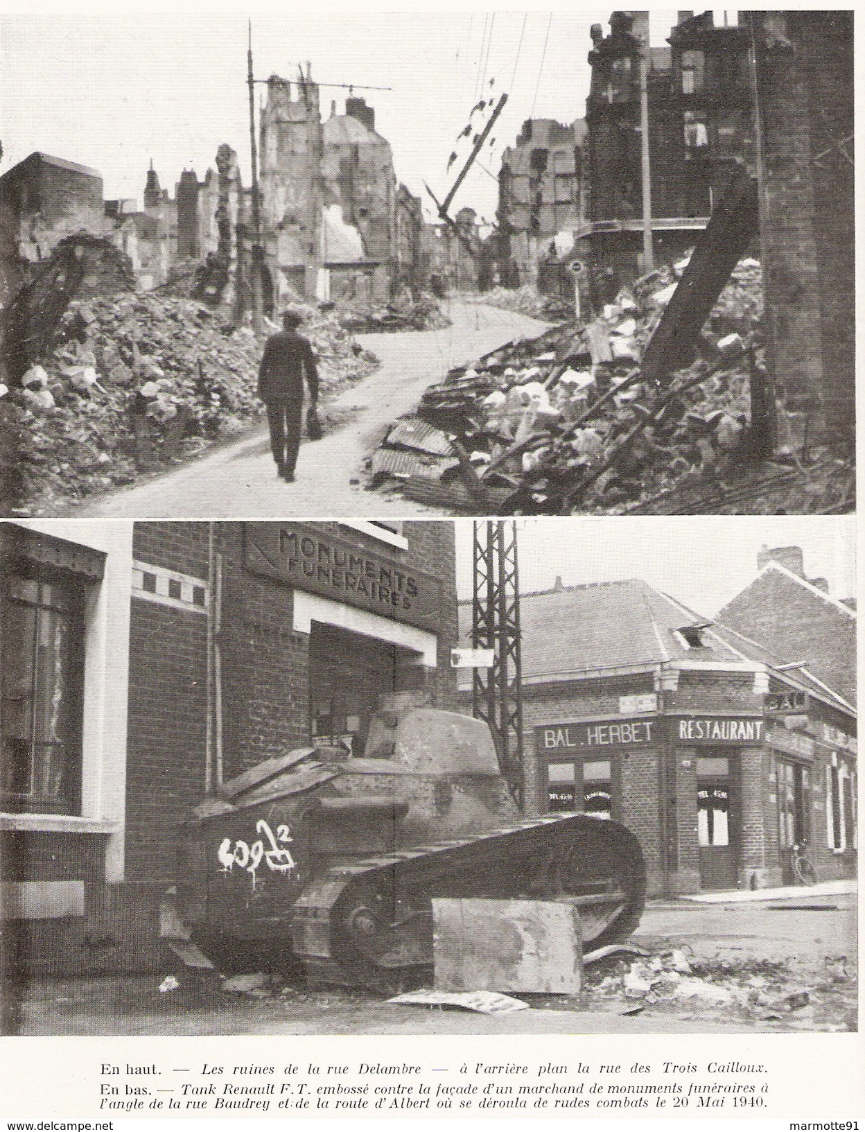 LA TRAGEDIE D AMIENS GUERRE BLITZKRIEG MAI JUIN 1940 SOMME - Français