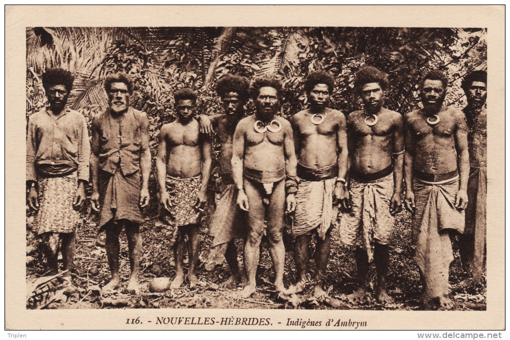 Nouvelles Hébrides - Indigènes D'Ambrym - Vanuatu