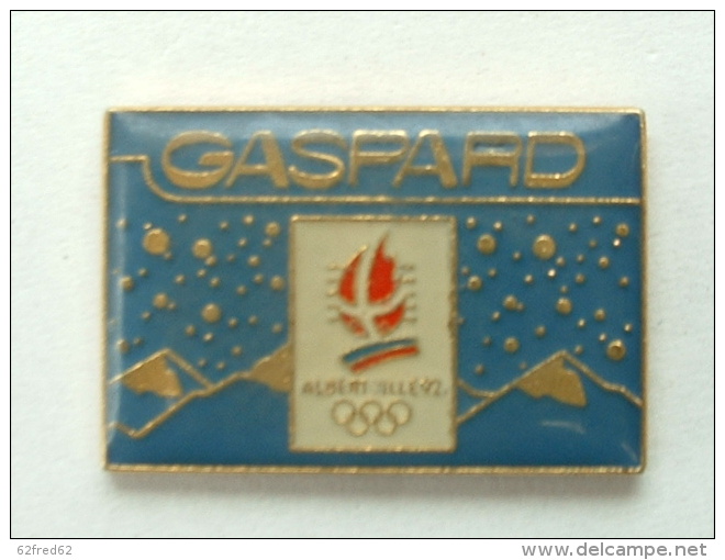 PIN´S J.O ALBERTVILLE - GASPARD - Olympic Games