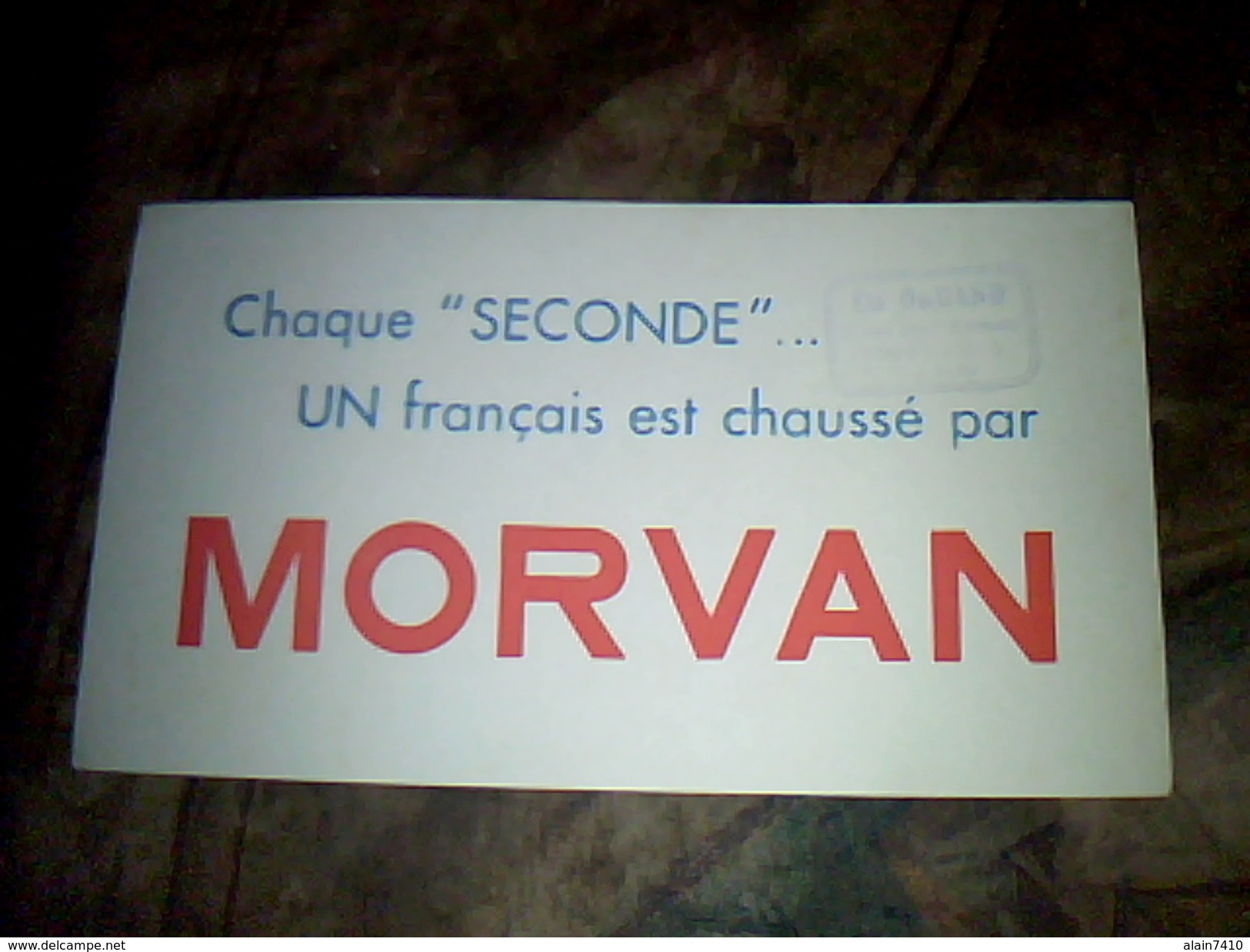 Publicite Buvard Chaussures Morvan - G