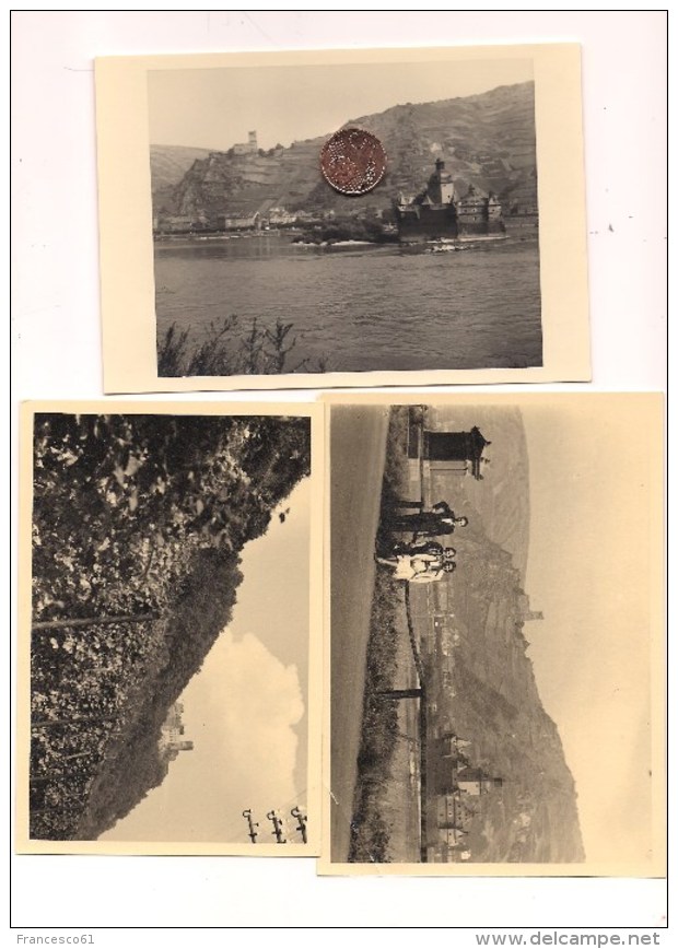 $3-4834 GERMANIA OBERWESEL PFALZ CASTELLO GUTENFELS 3 FOTO ANNI ' 30 - Oberwesel