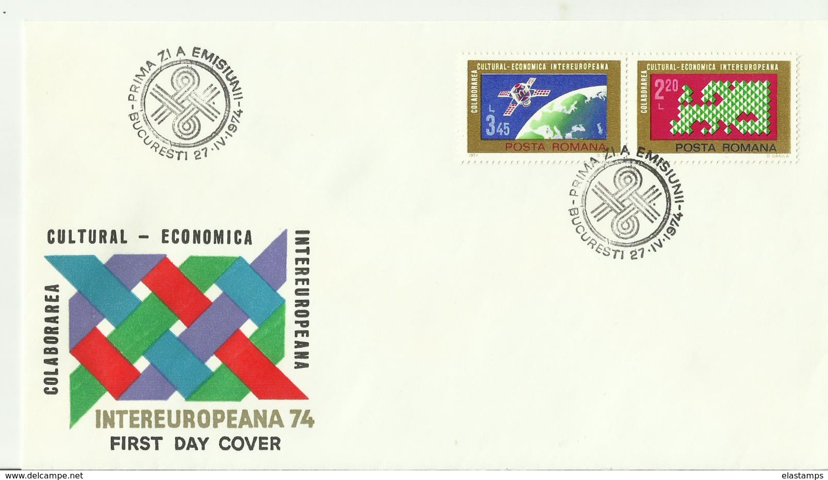 ROMANIA FDC 1974 - FDC