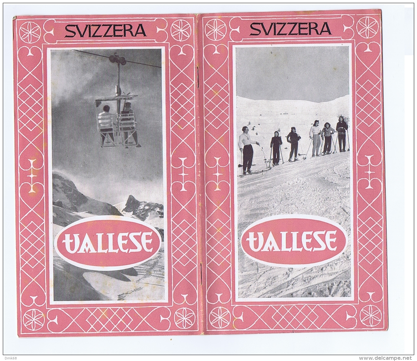 SWITZERLAND  - VALLESE -  BROCHURE / DEPLIANT - 1949/50 - Tourism Brochures