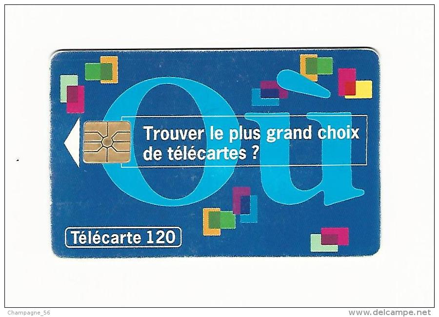 VARIÉTÉS FRANCE TÉLÉCARTES 04 / 94 F462  BNVT UNITE 120  GEM 1 A  B + 8 CHIFFRES    UTILISÉE - Errors And Oddities