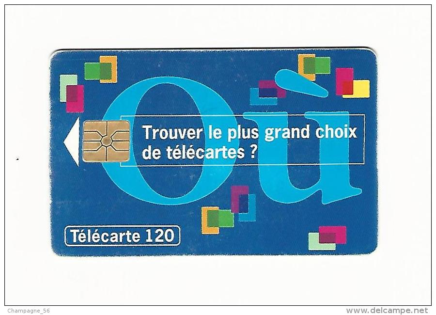 VARIÉTÉS FRANCE TÉLÉCARTES 04 / 94 F462  BNVT UNITE 120  GEM 1 A  B + 8 CHIFFRES    UTILISÉE - Fehldrucke