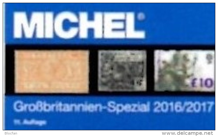 MlCHEL Briefmarken Großbritannien Spezial Katalog 2016/2017 Neu 89€ British Stamp The New Special Catalogue Stamps Of UK - Otros & Sin Clasificación
