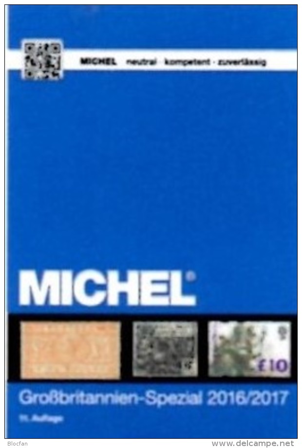 MlCHEL Briefmarken Großbritannien Spezial Katalog 2016/2017 Neu 89€ British Stamp The New Special Catalogue Stamps Of UK - Otros & Sin Clasificación