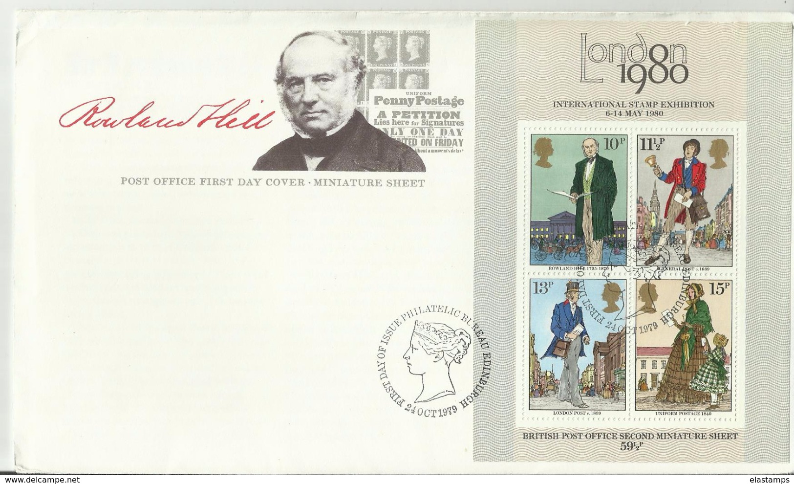 GB  1980 FDC - 1971-1980 Dezimalausgaben