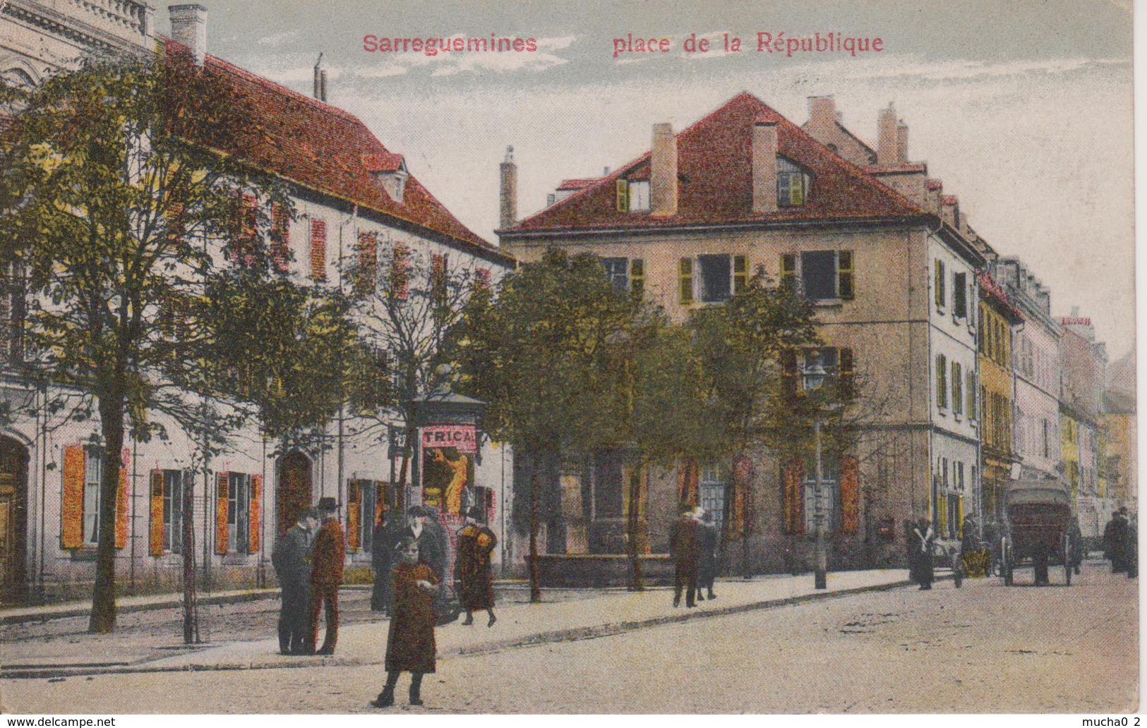 57 - SARREGUEMINES - PLACE DE LA REPUBLIQUE - BELLE CARTE - Sarreguemines