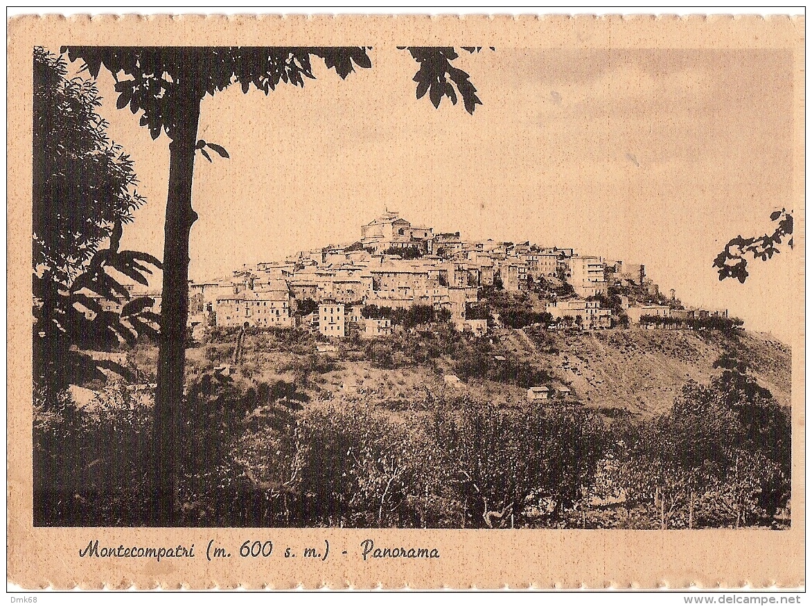 MONTE COMPATRI ( ROMA ) PANORAMA - EDIZ. VISCONTI - 1949 - Altri & Non Classificati