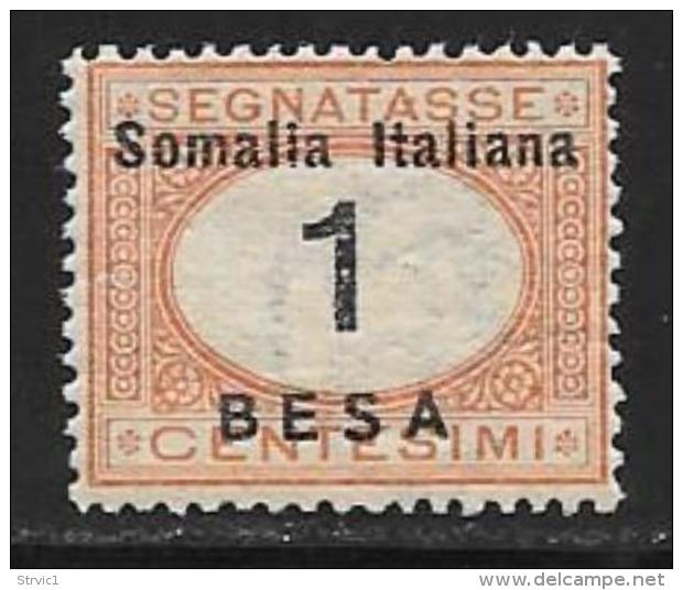 Somalia, Scott # J23 Mint Hinged Italy Postage Due, Overprinted,1923 - Somalia