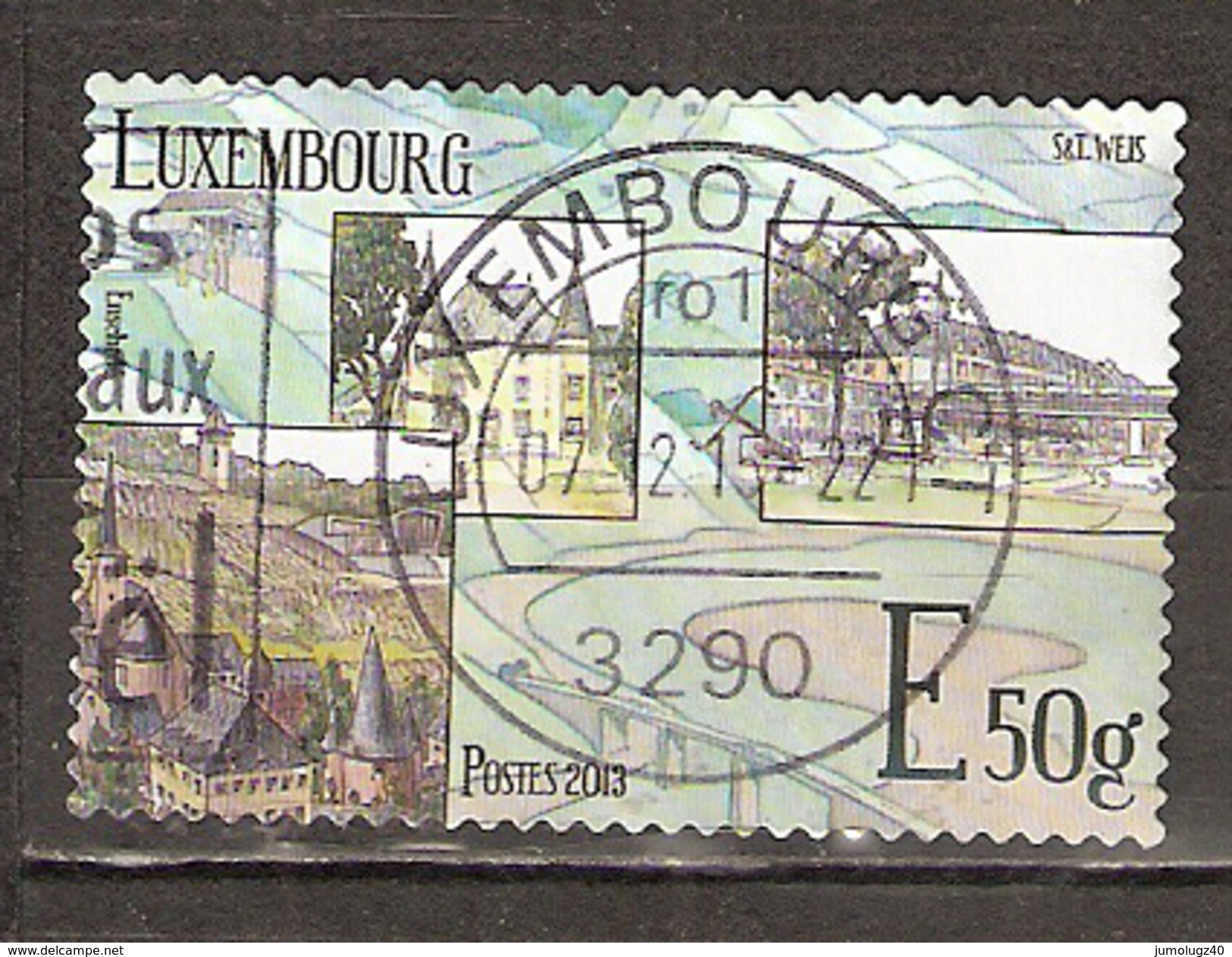 Timbre Luxmbourg Y&T N°1925 (01) De 2013. Oblitéré. E50g. Cote ? &euro; - Usati