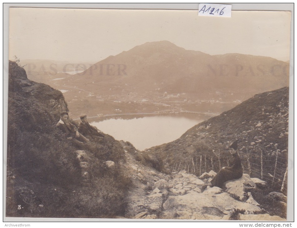 Promenade Au-dessus Des Lacs - 1916 ( Photo O. Svanöe) (format 11 / 14,5 Cm) (A 1216) - Norvège