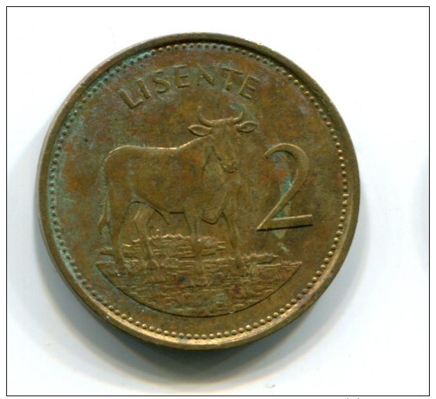 1992 Lesotho 2 Lisente Coin - Lesotho
