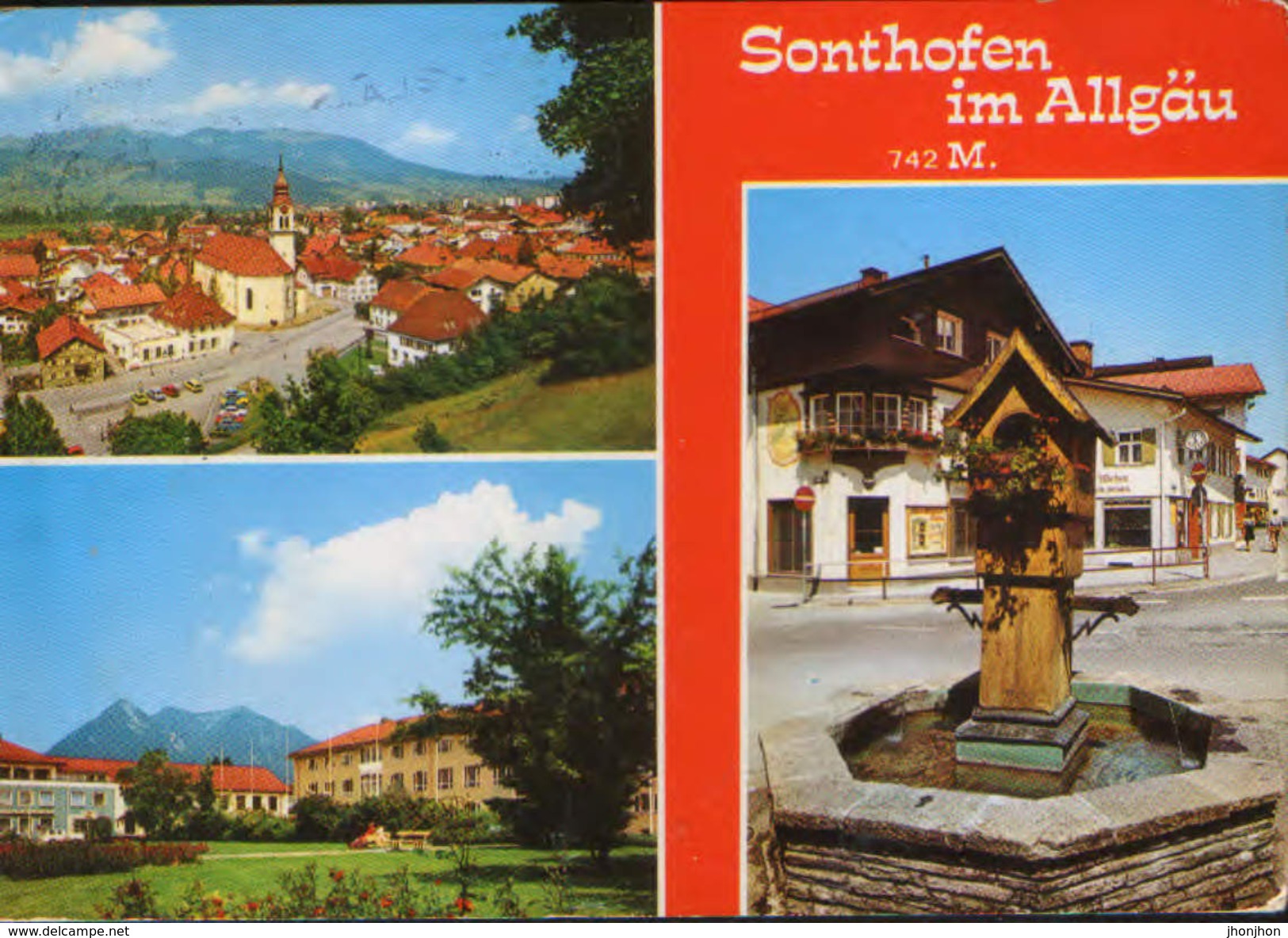 Deutschland - Postcard Circulated In 1979 Used - Sonthofen In The Allgäu - Multipleviews - 2/scans - Sonthofen