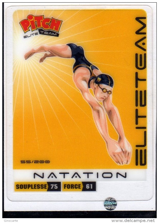 Carte Sports Pitch Pasquier Natation Feminine - Swimming