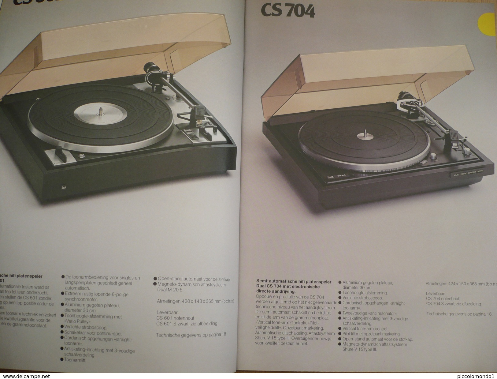 Dual Audio Stereo Hifi 1977 Catalogus Retro - Pratique