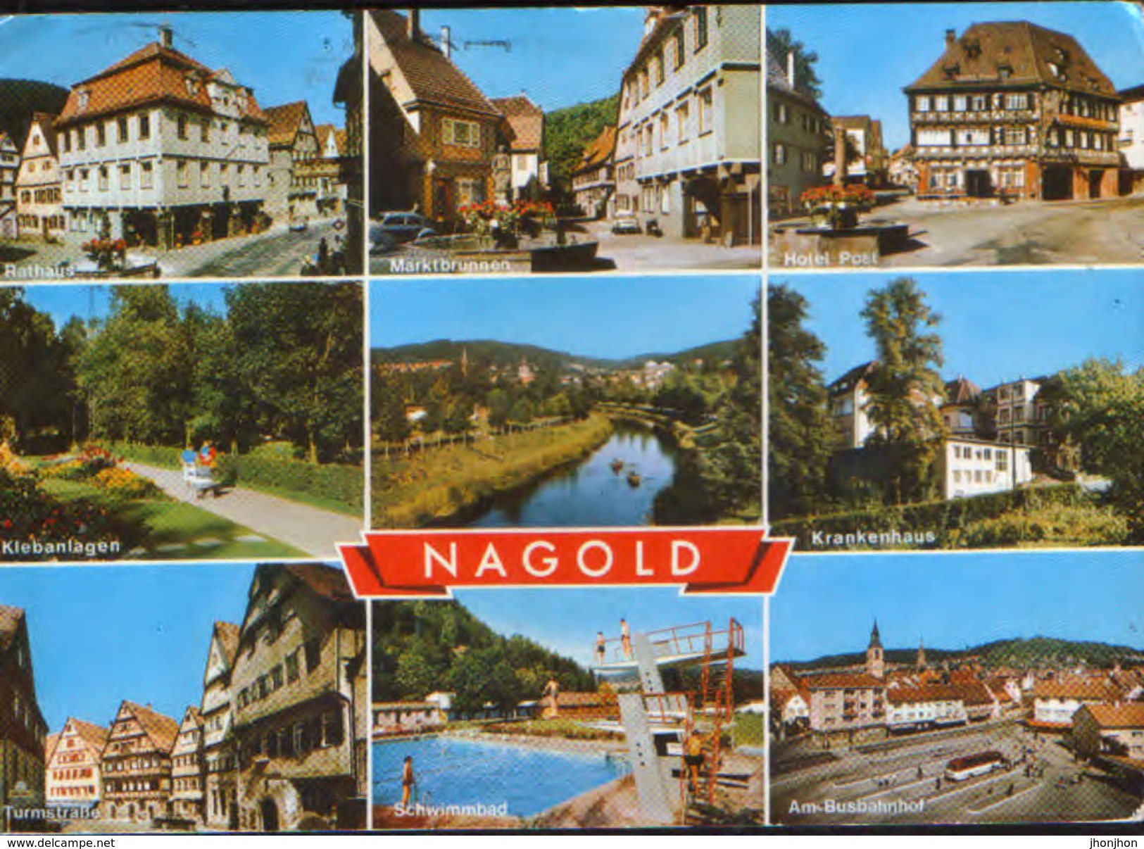 Deutschland - Postcard Circulated In 1980 Used - Nagold - Multipleviews - Nagold