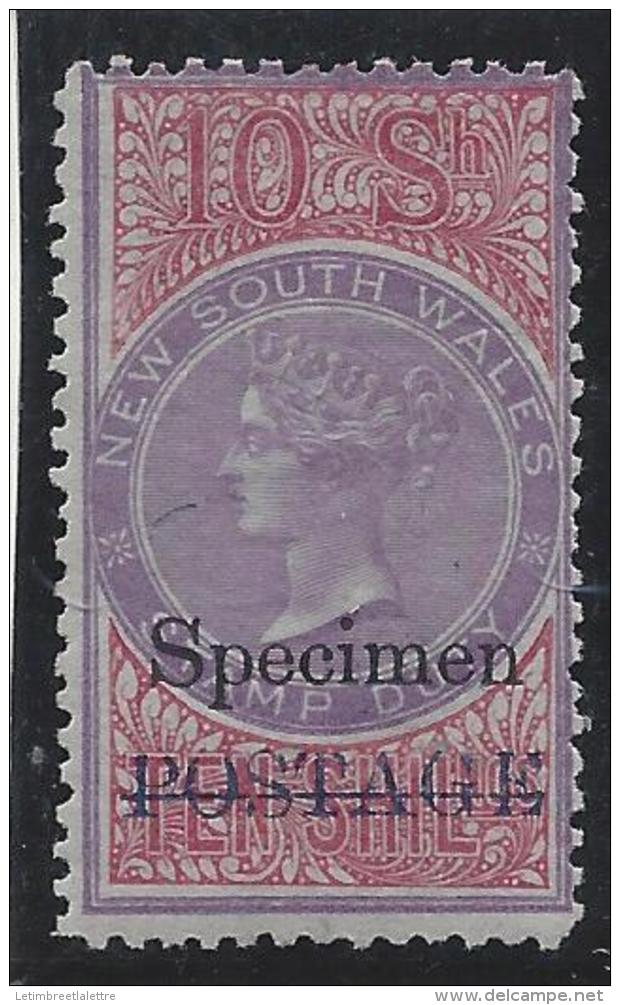 ⭐ Nouvelle Galles Du Sud - YT N° 56 * - Neuf Avec Charnière - Spécimen ⭐ - Mint Stamps