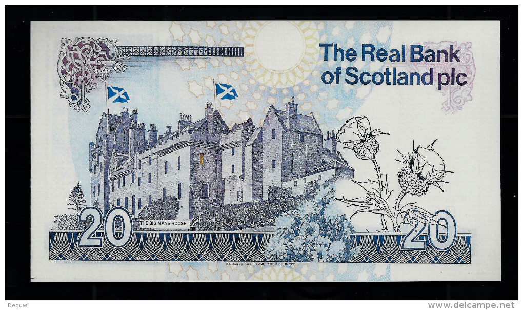 Test Note?, Schottland  20 Smakeroonies, Testnote?, Typ A, RRRR, UNC, 170 X 90 Mm, Trial,  Play Money? - Altri & Non Classificati