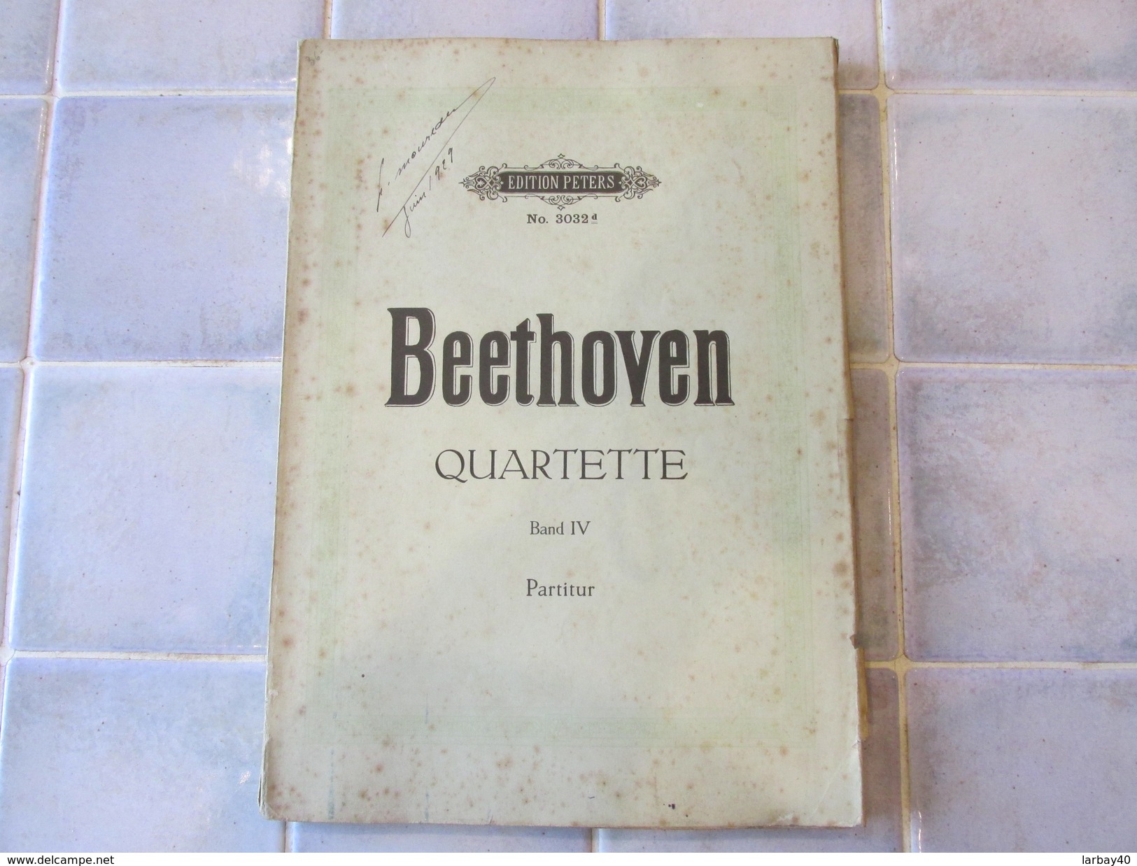 Beethoven Quartette Band 4 Partitur - A-C