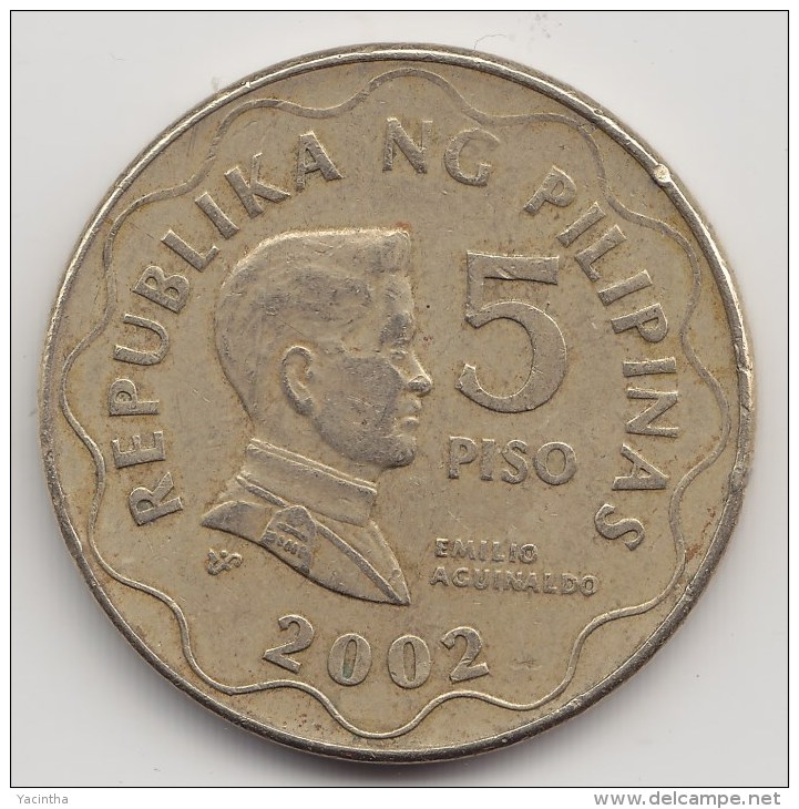 @Y@    Filippijnen   5 Piso  2002         (3691) - Philippines