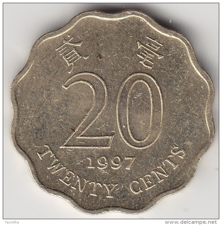 @Y@   Hong Kong  20 Cents  1997      (3699) - Hongkong