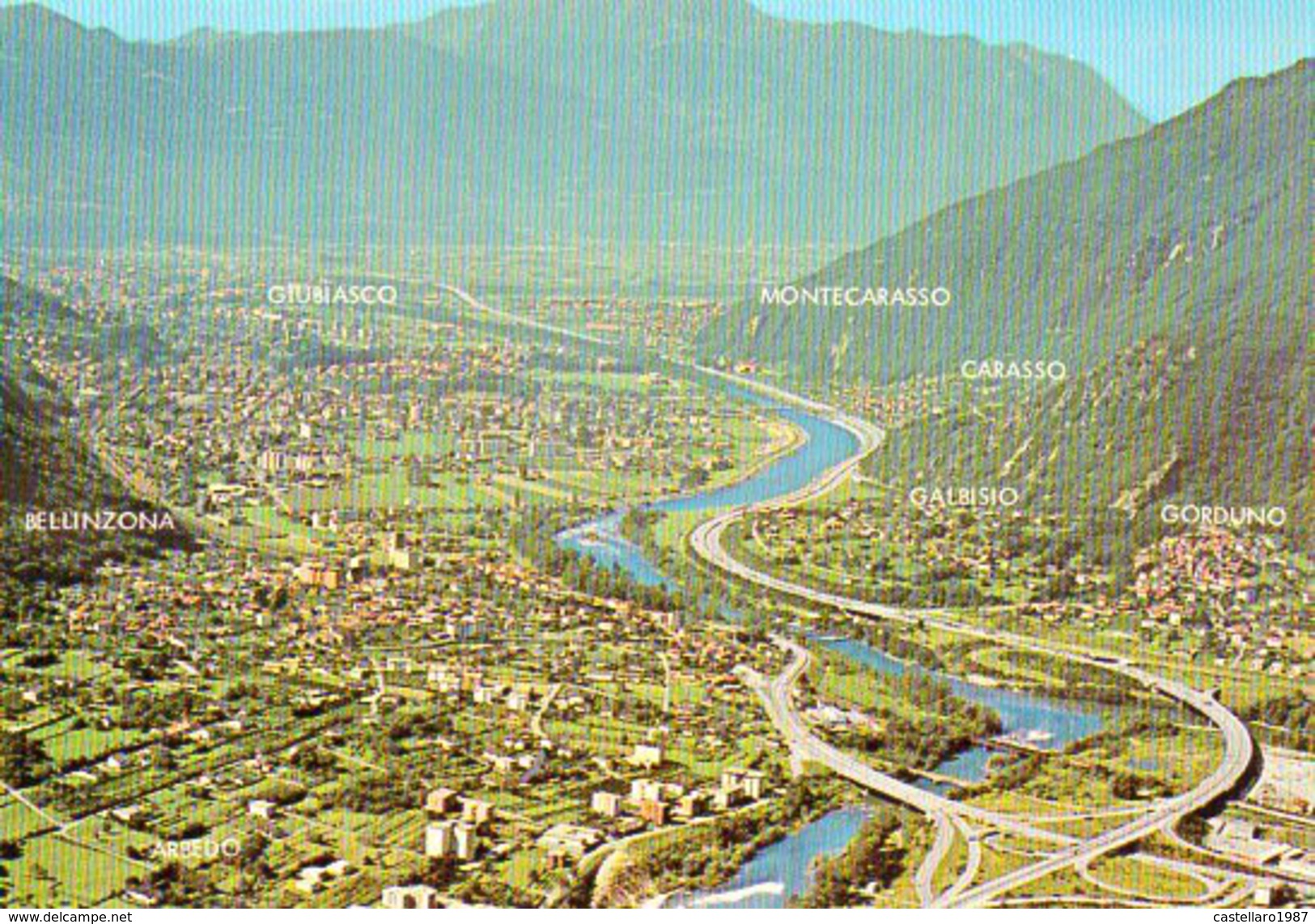 ARBEDO - BELLINZONA - GIUBIASCO - MONTECARASSO - CARASSO - GALBISIO - GORDUNO - Giubiasco