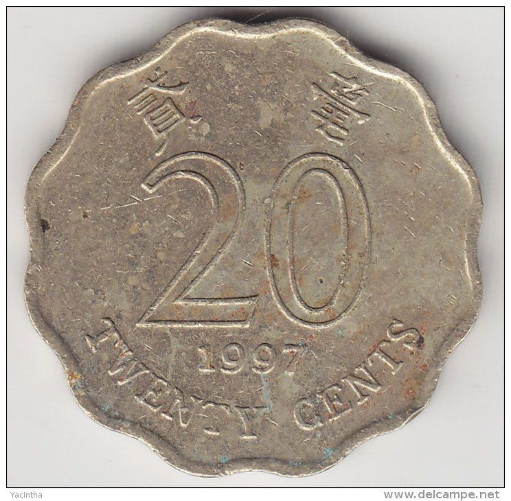 @Y@   Hong Kong  20 Cents  1997     (3717) - Hongkong