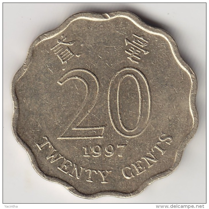 @Y@   Hong Kong  20 Cents  1997     (3720) - Hongkong