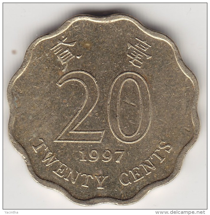 @Y@   Hong Kong  20 Cents  1997     (3722) - Hongkong