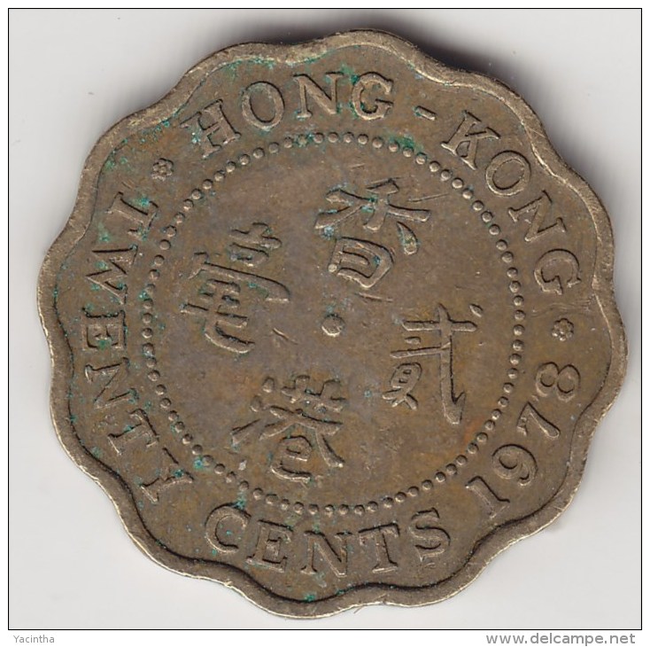 @Y@   Hong Kong  20 Cents  1979     (3733) - Hongkong