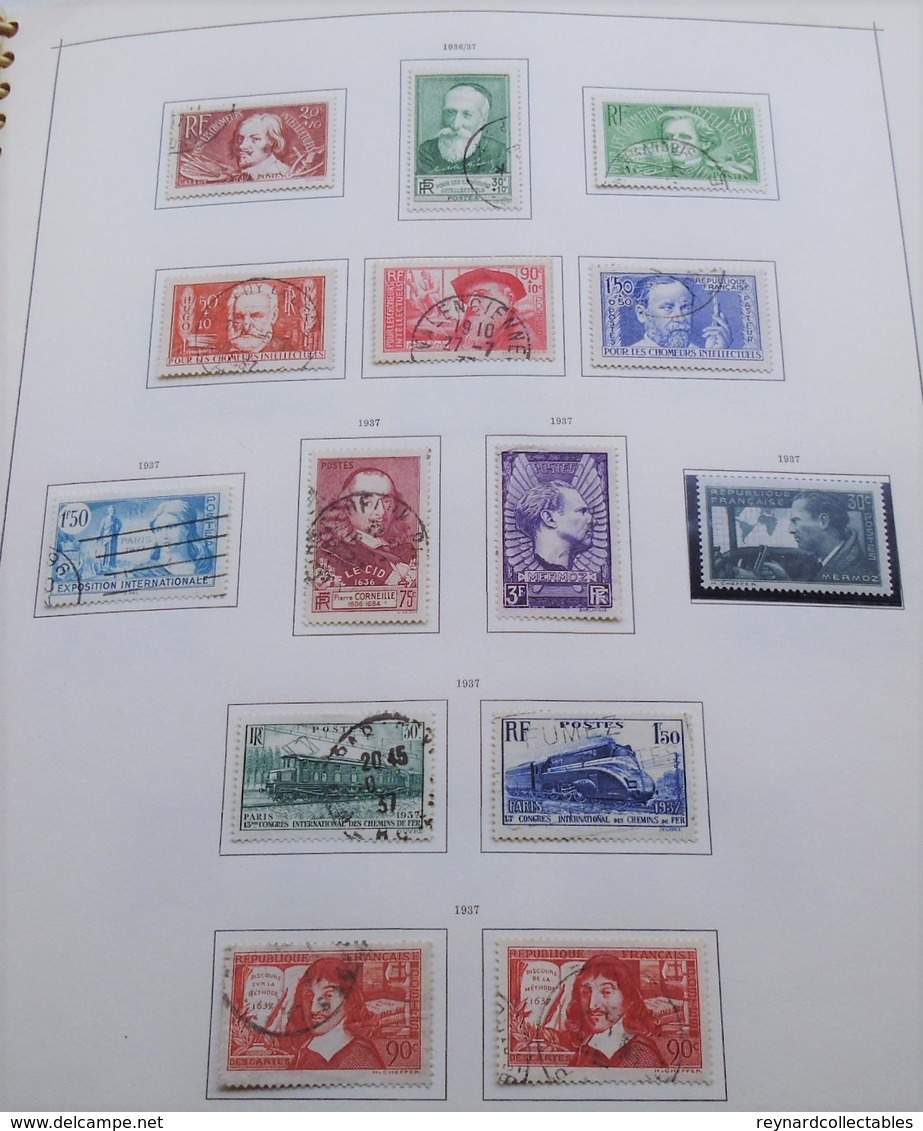 France Album (2000+ stamp), cover (225+) collection. 19thC-mod. huge cv. Mint LH/FU, military,airmail covers++