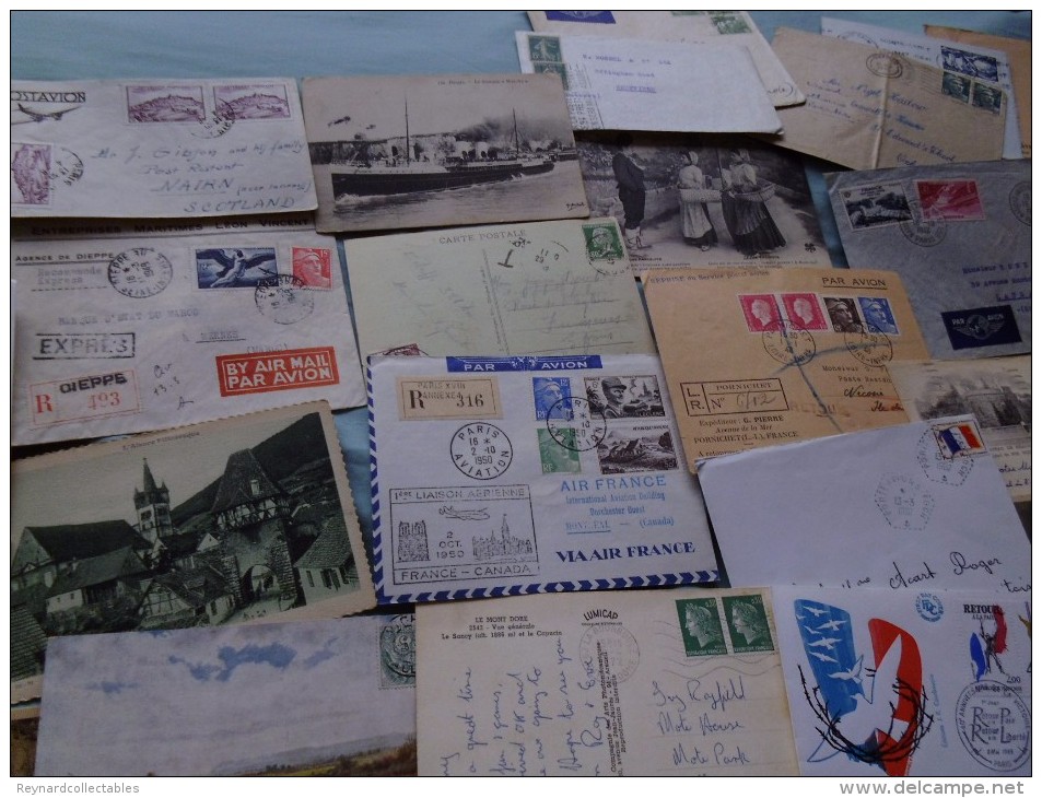 France Album (2000+ stamp), cover (225+) collection. 19thC-mod. huge cv. Mint LH/FU, military,airmail covers++