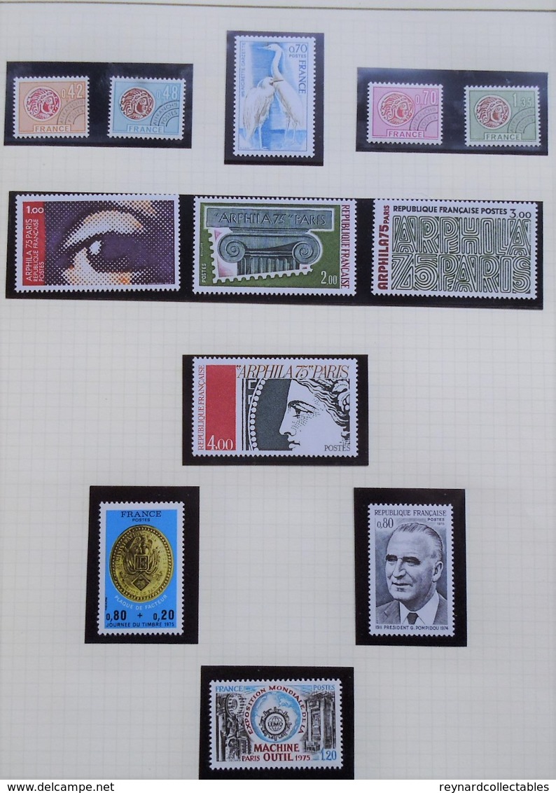 France Album (2000+ stamp), cover (225+) collection. 19thC-mod. huge cv. Mint LH/FU, military,airmail covers++