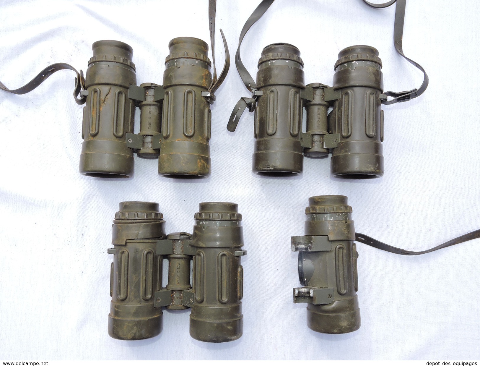 LOT 3 PAIRES JUMELLES NIKON 8  X 30 - COMMANDOS MARINE - Pour Pièces Ou à Restaurer - Ottica