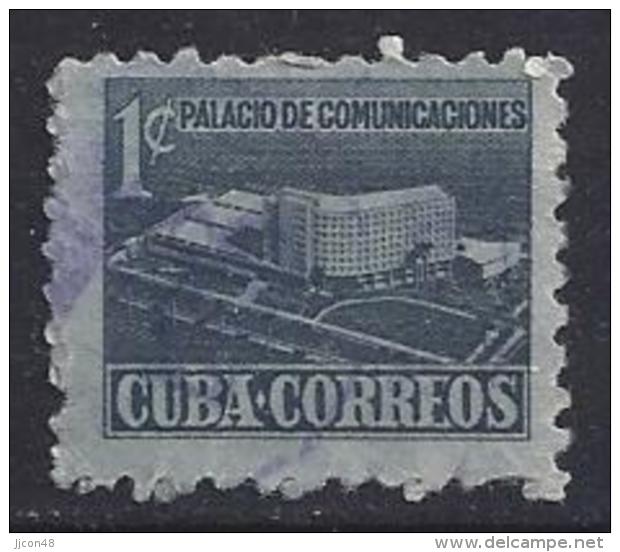 Cuba  1952  P.O. Rebuilding Fund  (o) 1c - Gebraucht