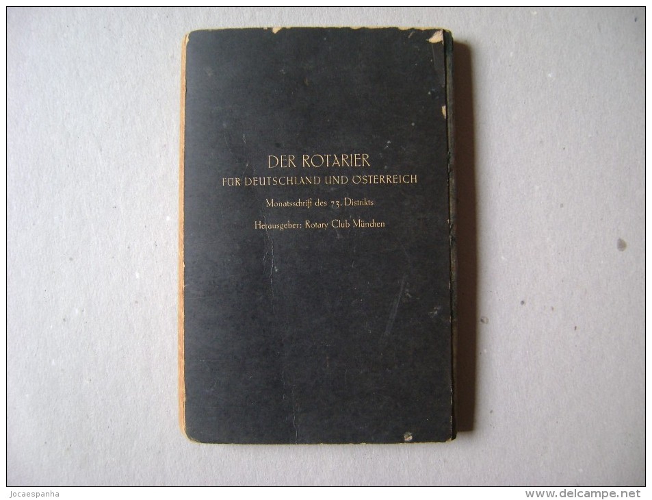 THE ROTARY CLUBS OF GERMANY AND AUSTRIA, ISSUE 1932, COMPLETE WITH THE 319 PAGES IN THE STATE - Kataloge
