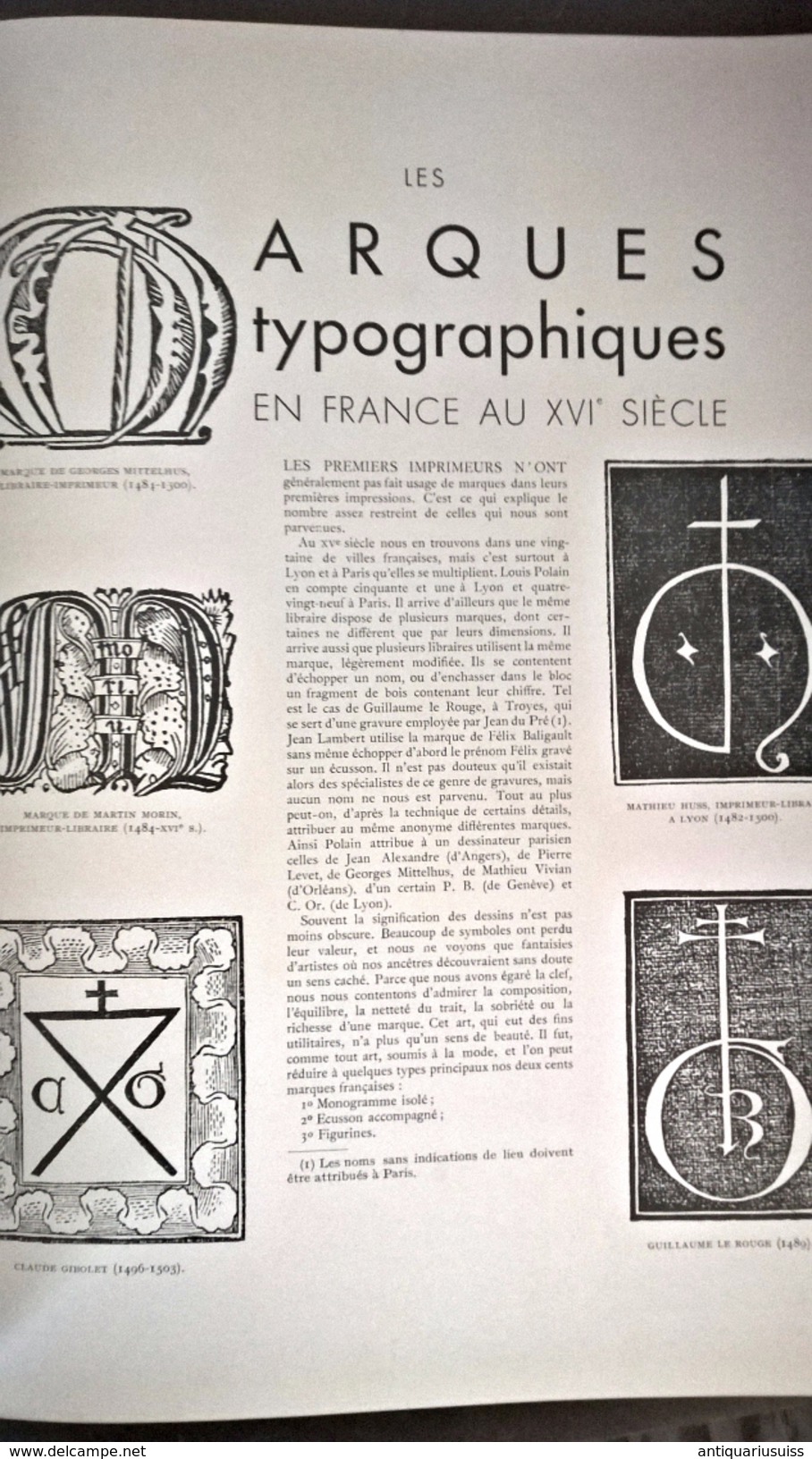 1934 - ARTS & MÉTIERS GRAPHIQUES Paris 43 - Charles Peignot - André Lejard