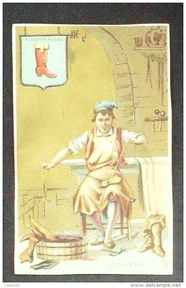 CHROMO-MAISON VANNIER POITIERS-LE SAVETIER-A LA BOTTE ROUGE-1898 - Autres & Non Classés