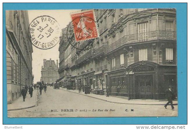 CPA 911 - Commerce Marchand De Cartes Postale Rue Du Bac PARIS VIIème - Distrito: 07