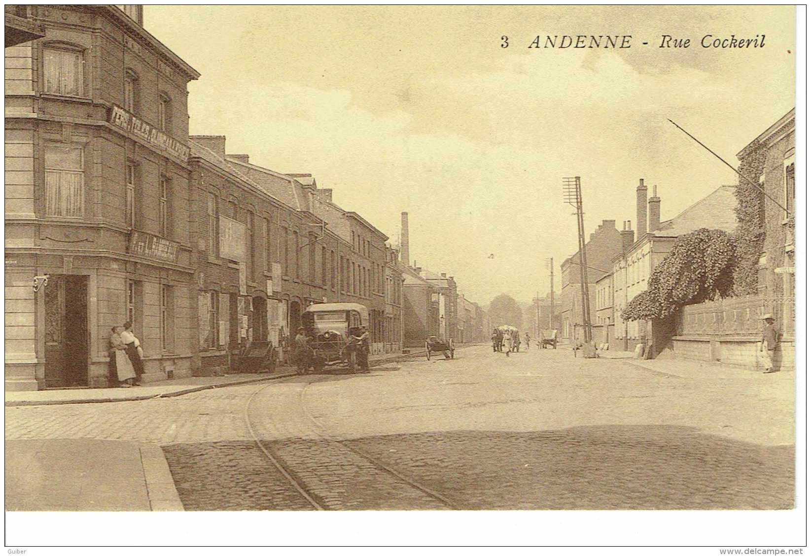 Andenne N° 3 Rue Cockeril Fers Toles Quincaillerie  Voie Te Tram - Andenne