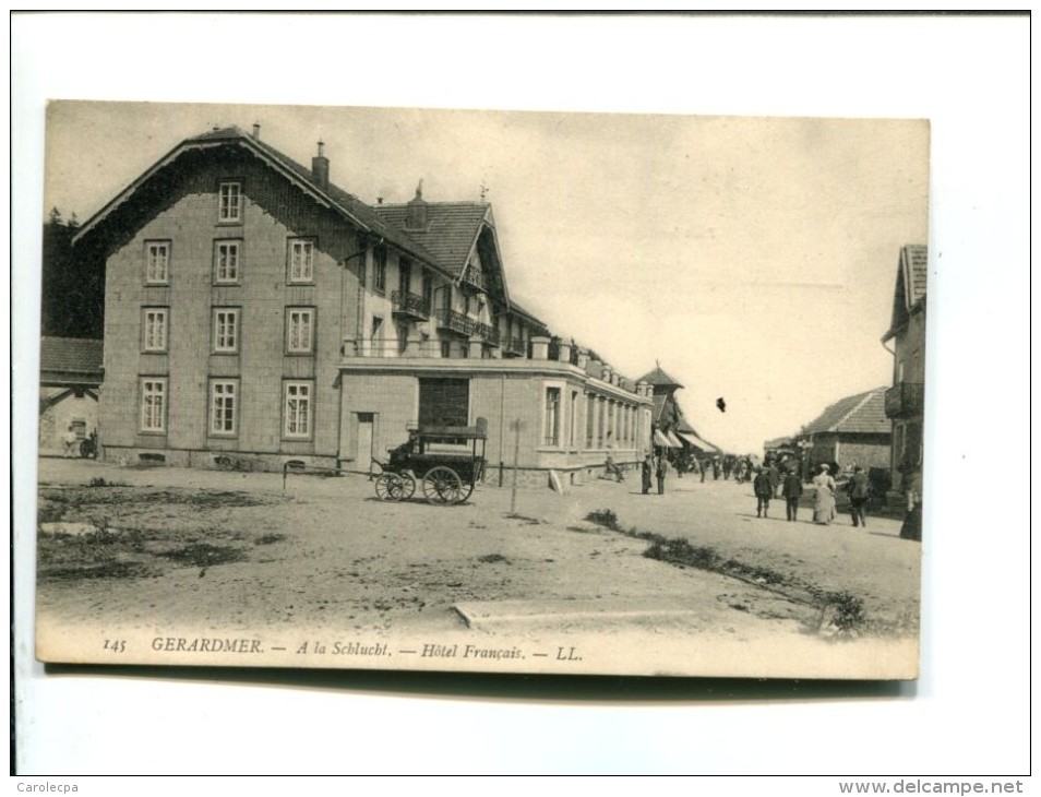 CP - COL DE SCHLUCHT   (88) HOTEL FRANCAIS - Autres & Non Classés