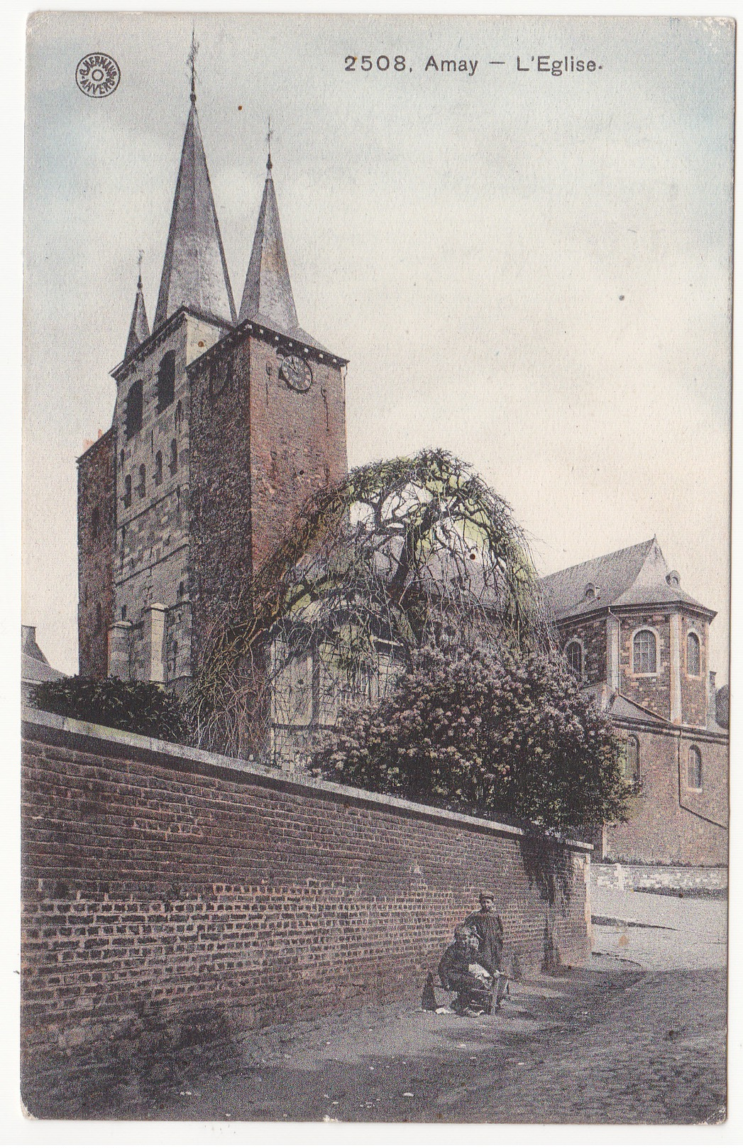 Amay: L' Eglise. (Erster Weltkrieg, 1914.) - Amay